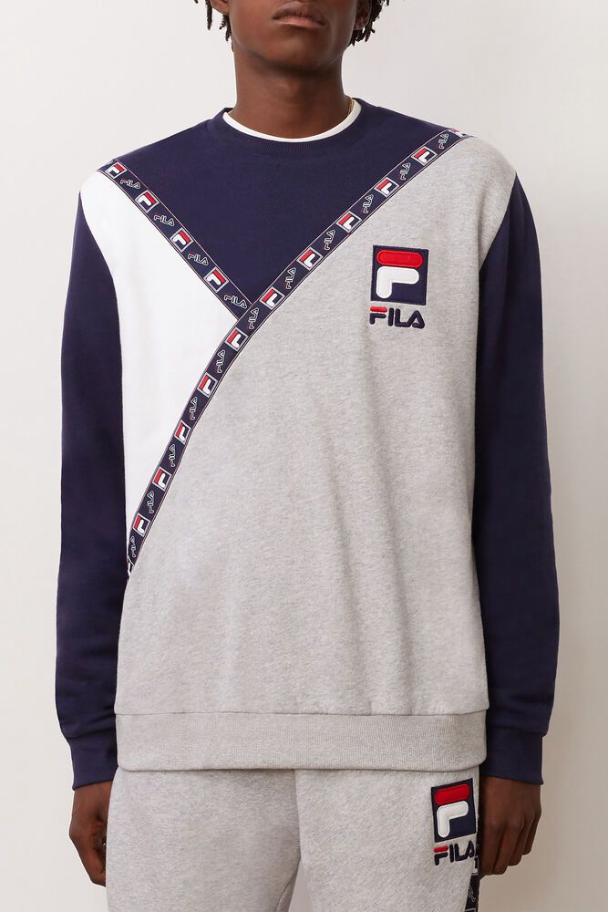 Fila Sweatshirt Herre Grå Daniel CPB-062847